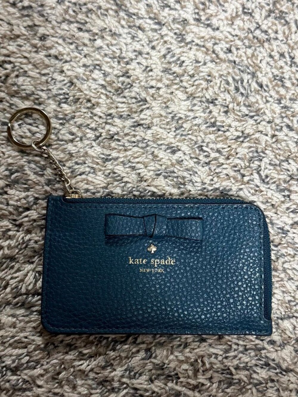 Kate spade Poppy Bow wallet keychain